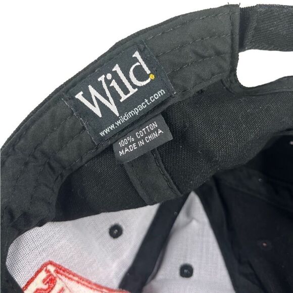 Snap On Tools red black embroidered 100% cotton strap back hat - Picture 3 of 9